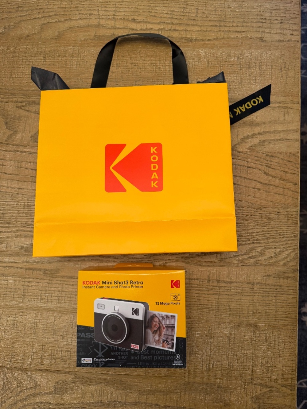Kodak Mini Shot 3 Retro 2 in 1 Instant Camera - NWT and gift bag
